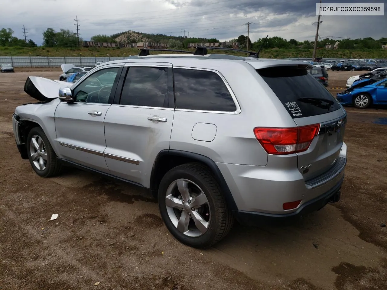 1C4RJFCGXCC359598 2012 Jeep Grand Cherokee Overland