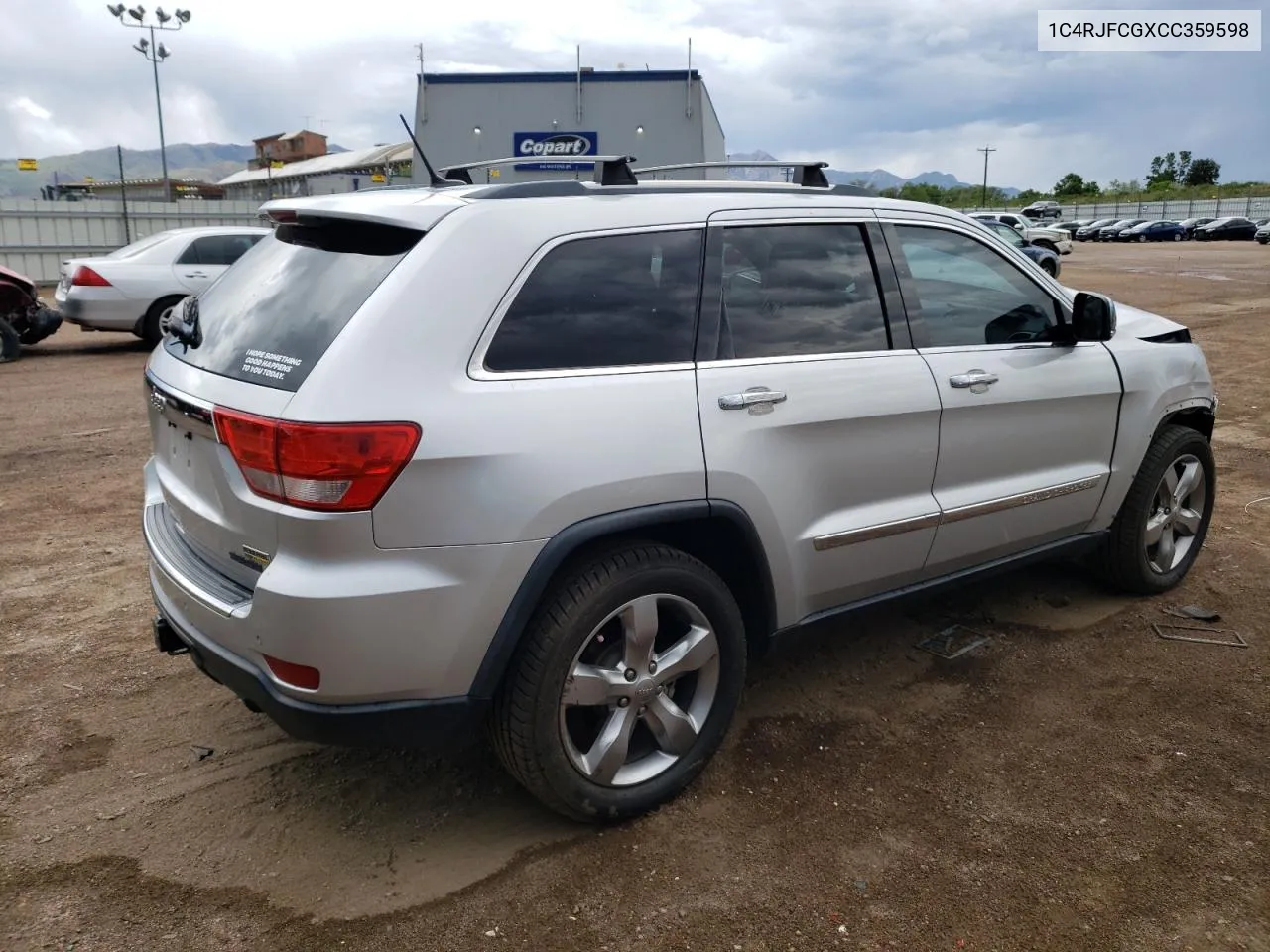 2012 Jeep Grand Cherokee Overland VIN: 1C4RJFCGXCC359598 Lot: 56614074