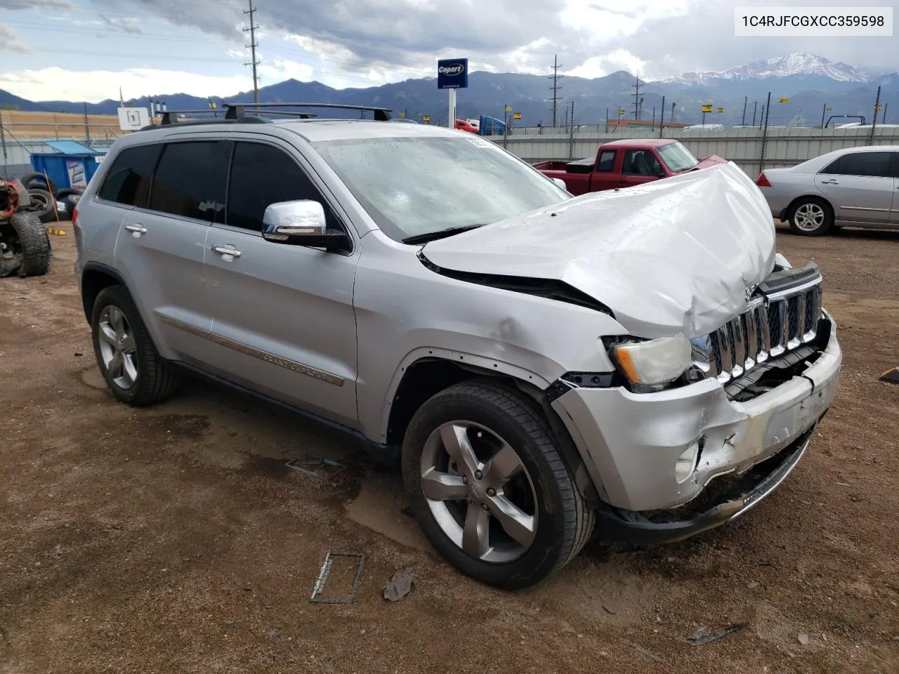 2012 Jeep Grand Cherokee Overland VIN: 1C4RJFCGXCC359598 Lot: 56614074