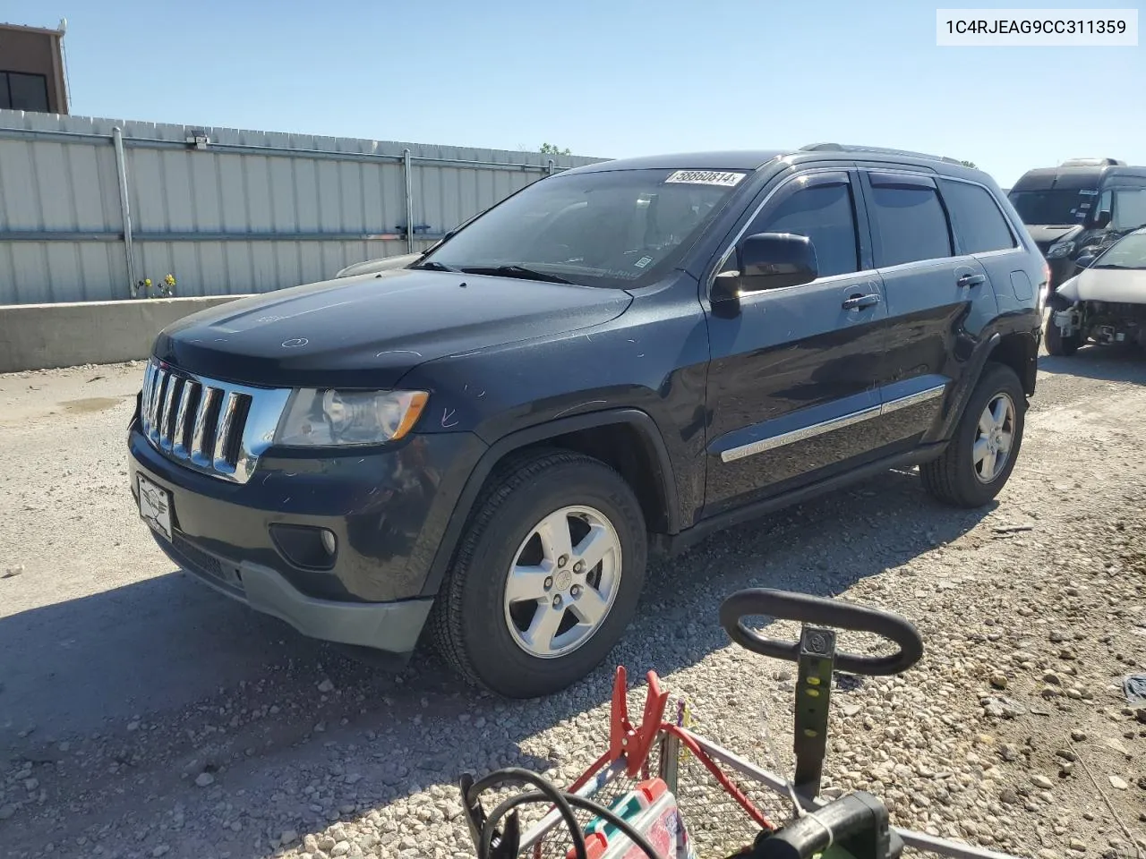 1C4RJEAG9CC311359 2012 Jeep Grand Cherokee Laredo