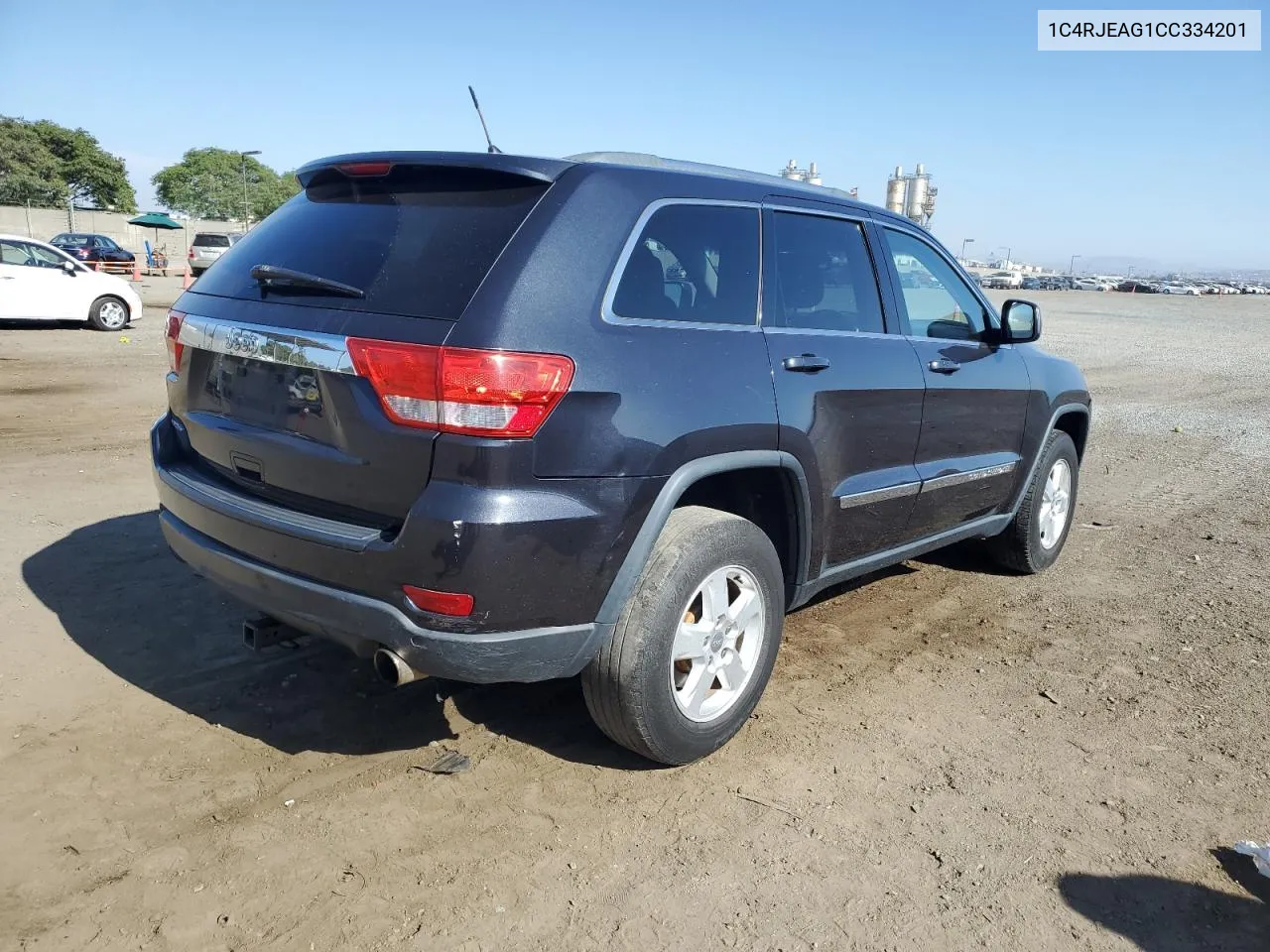 2012 Jeep Grand Cherokee Laredo VIN: 1C4RJEAG1CC334201 Lot: 60696244