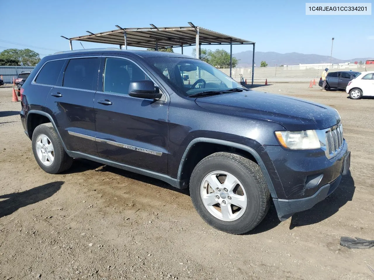 2012 Jeep Grand Cherokee Laredo VIN: 1C4RJEAG1CC334201 Lot: 60696244