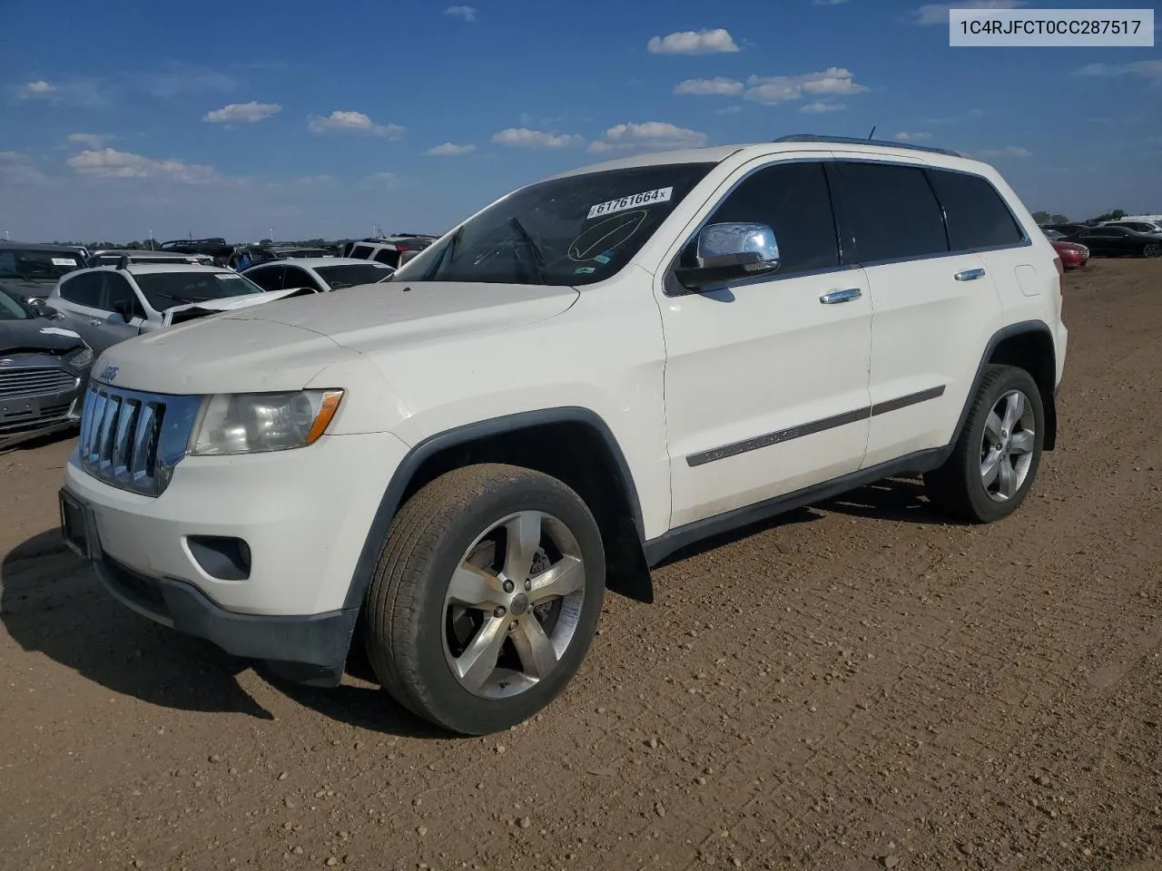 2012 Jeep Grand Cherokee Overland VIN: 1C4RJFCT0CC287517 Lot: 61761664