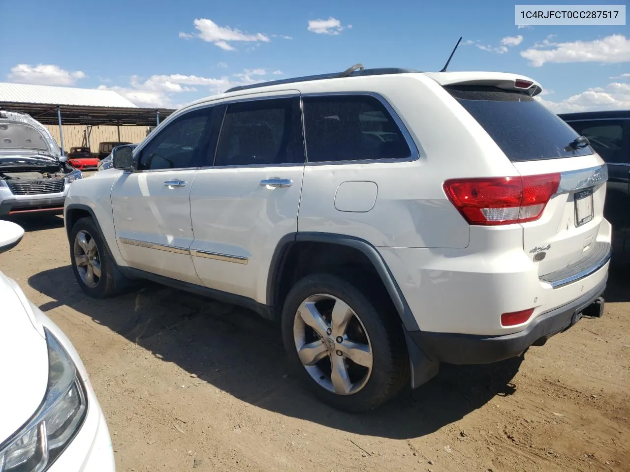 2012 Jeep Grand Cherokee Overland VIN: 1C4RJFCT0CC287517 Lot: 61761664