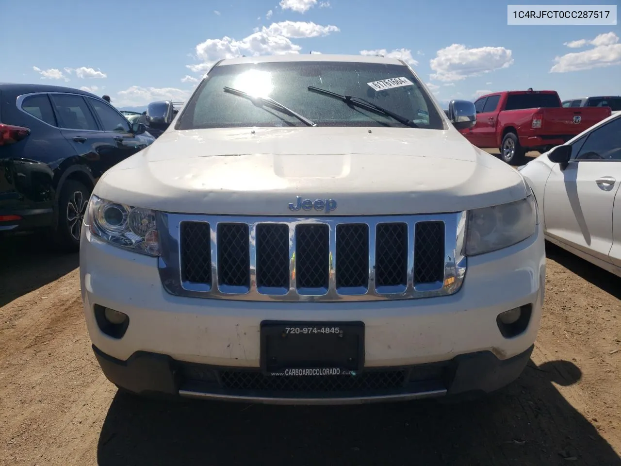 1C4RJFCT0CC287517 2012 Jeep Grand Cherokee Overland