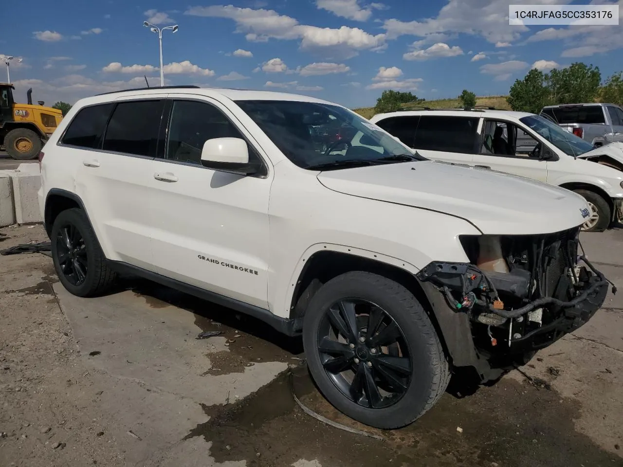 2012 Jeep Grand Cherokee Laredo VIN: 1C4RJFAG5CC353176 Lot: 62686144