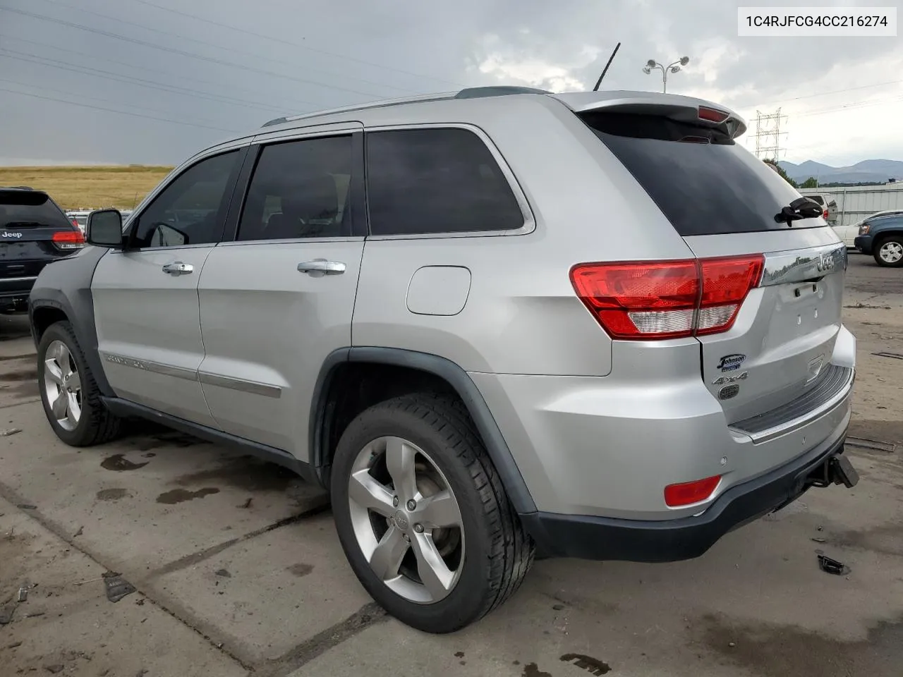 2012 Jeep Grand Cherokee Overland VIN: 1C4RJFCG4CC216274 Lot: 63309964