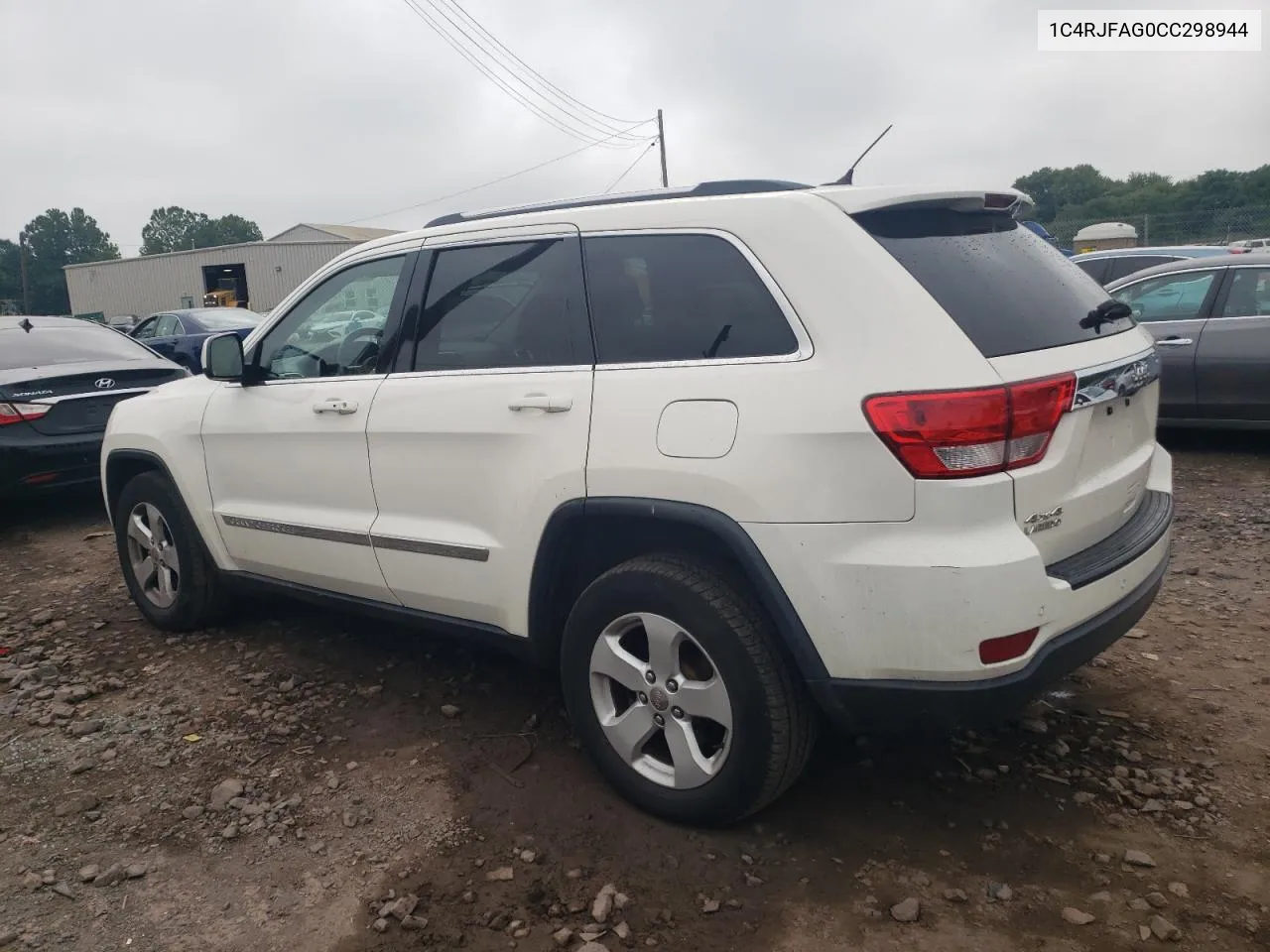 1C4RJFAG0CC298944 2012 Jeep Grand Cherokee Laredo