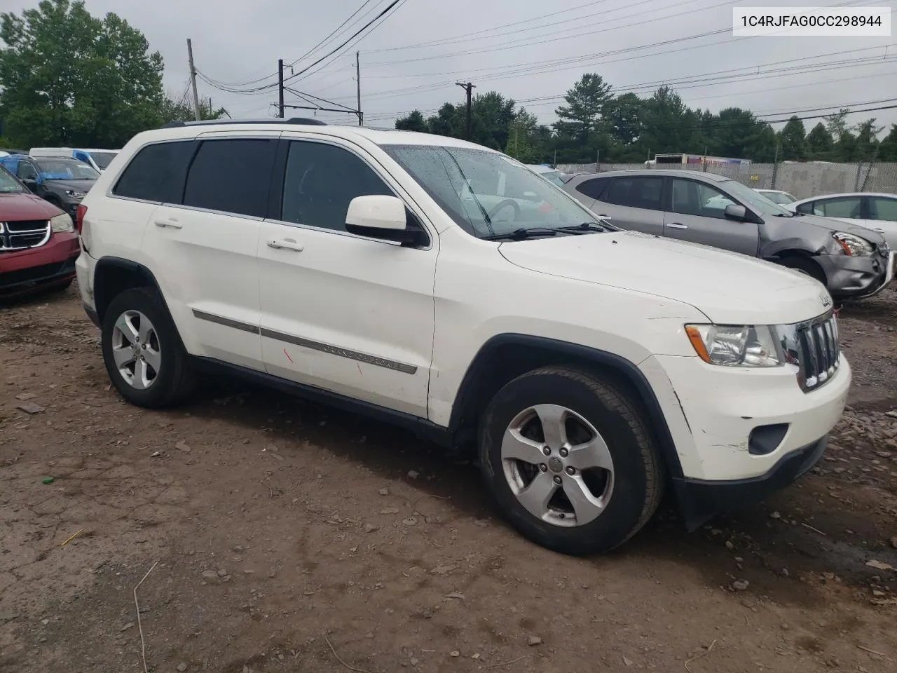 1C4RJFAG0CC298944 2012 Jeep Grand Cherokee Laredo