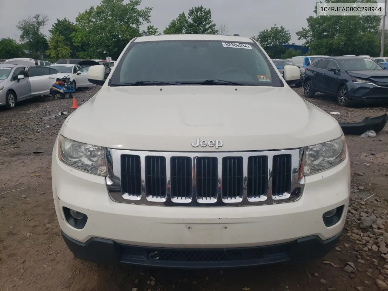 1C4RJFAG0CC298944 2012 Jeep Grand Cherokee Laredo