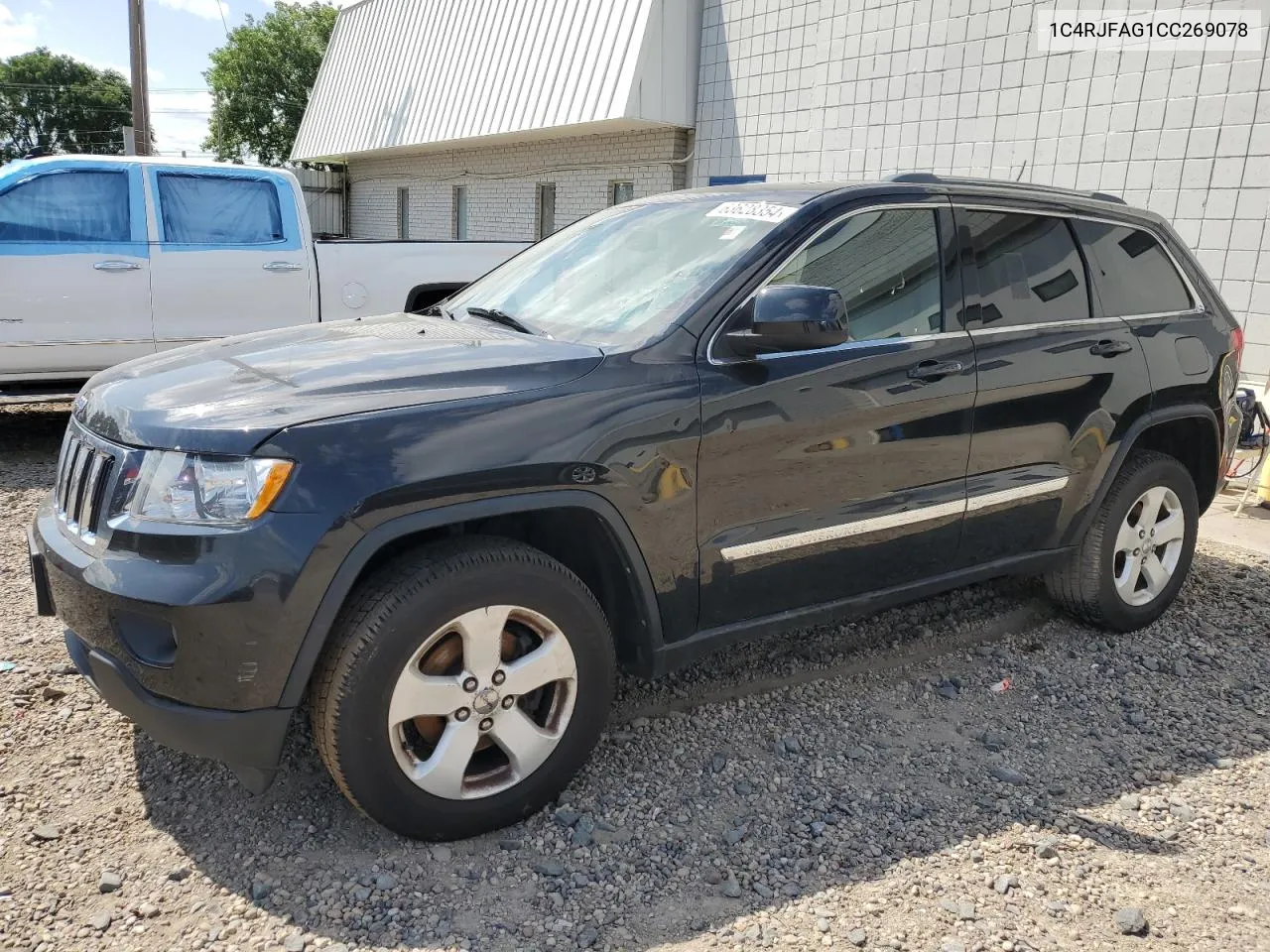 2012 Jeep Grand Cherokee Laredo VIN: 1C4RJFAG1CC269078 Lot: 63628354