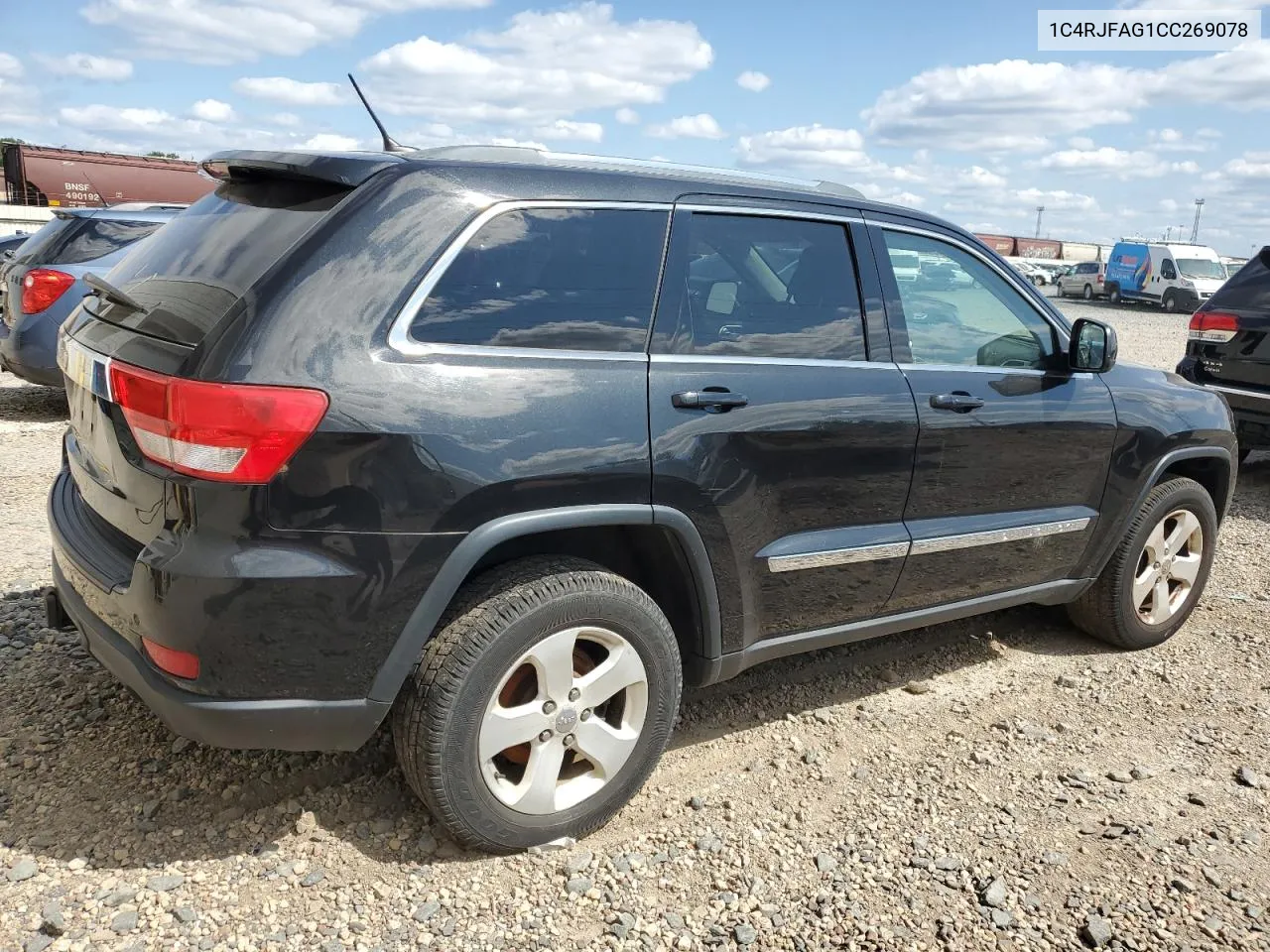 2012 Jeep Grand Cherokee Laredo VIN: 1C4RJFAG1CC269078 Lot: 63628354