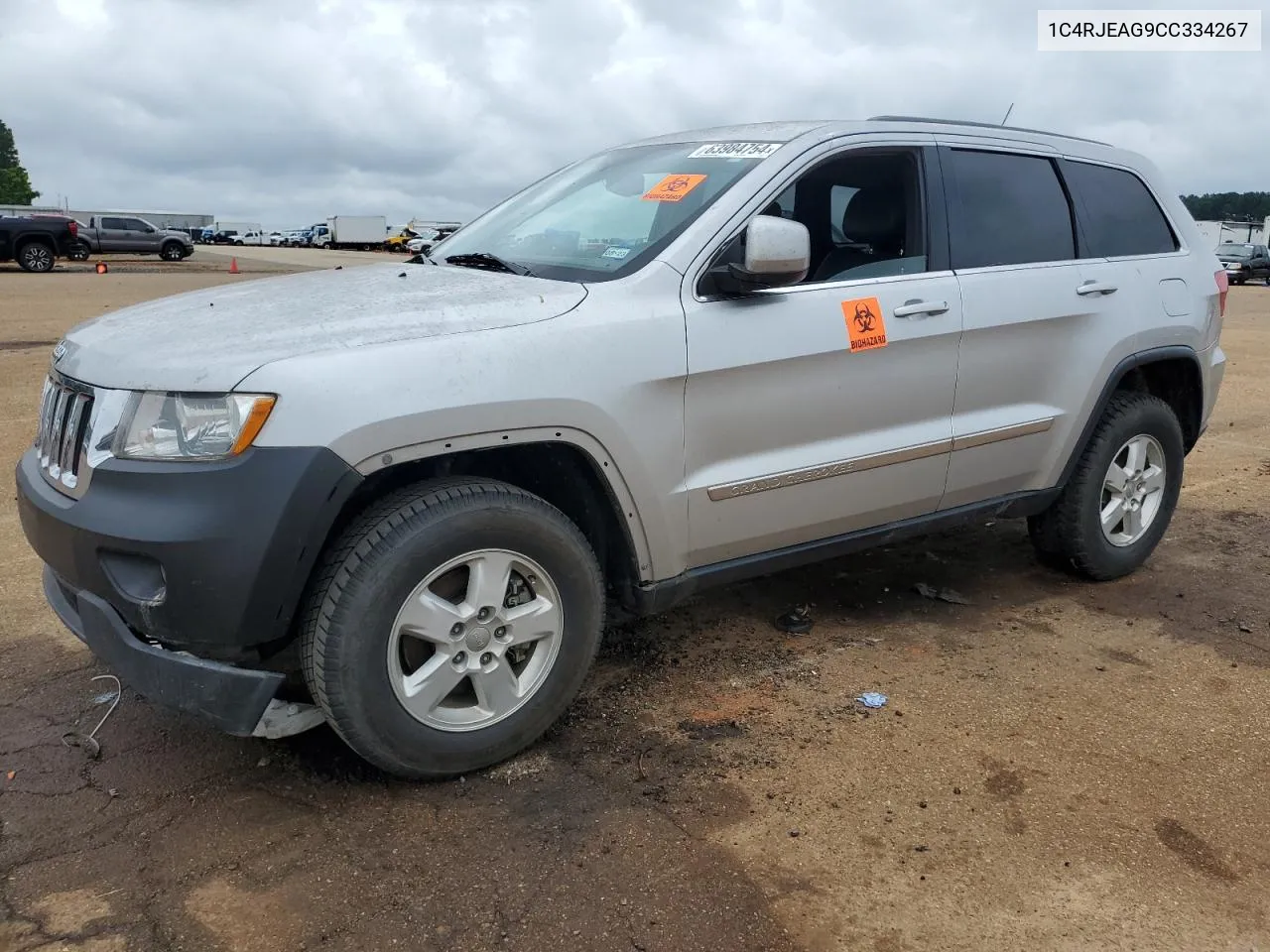 2012 Jeep Grand Cherokee Laredo VIN: 1C4RJEAG9CC334267 Lot: 63984754