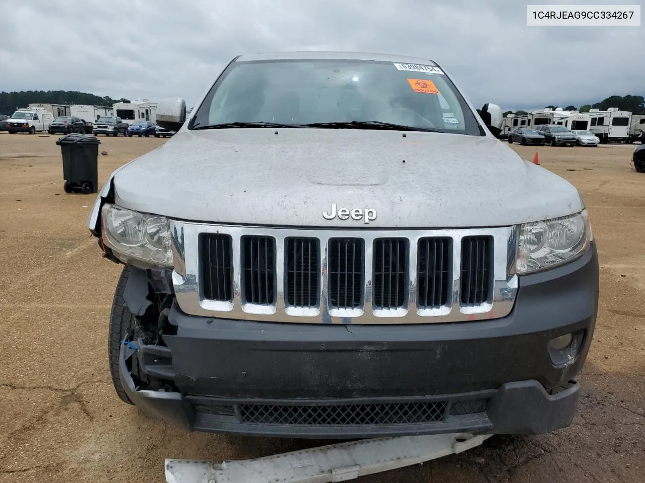 2012 Jeep Grand Cherokee Laredo VIN: 1C4RJEAG9CC334267 Lot: 63984754