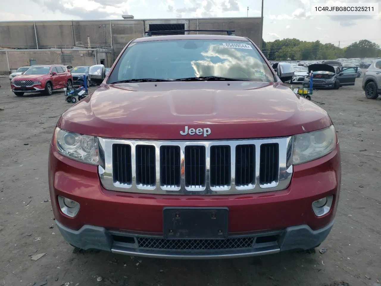 1C4RJFBG8CC325211 2012 Jeep Grand Cherokee Limited