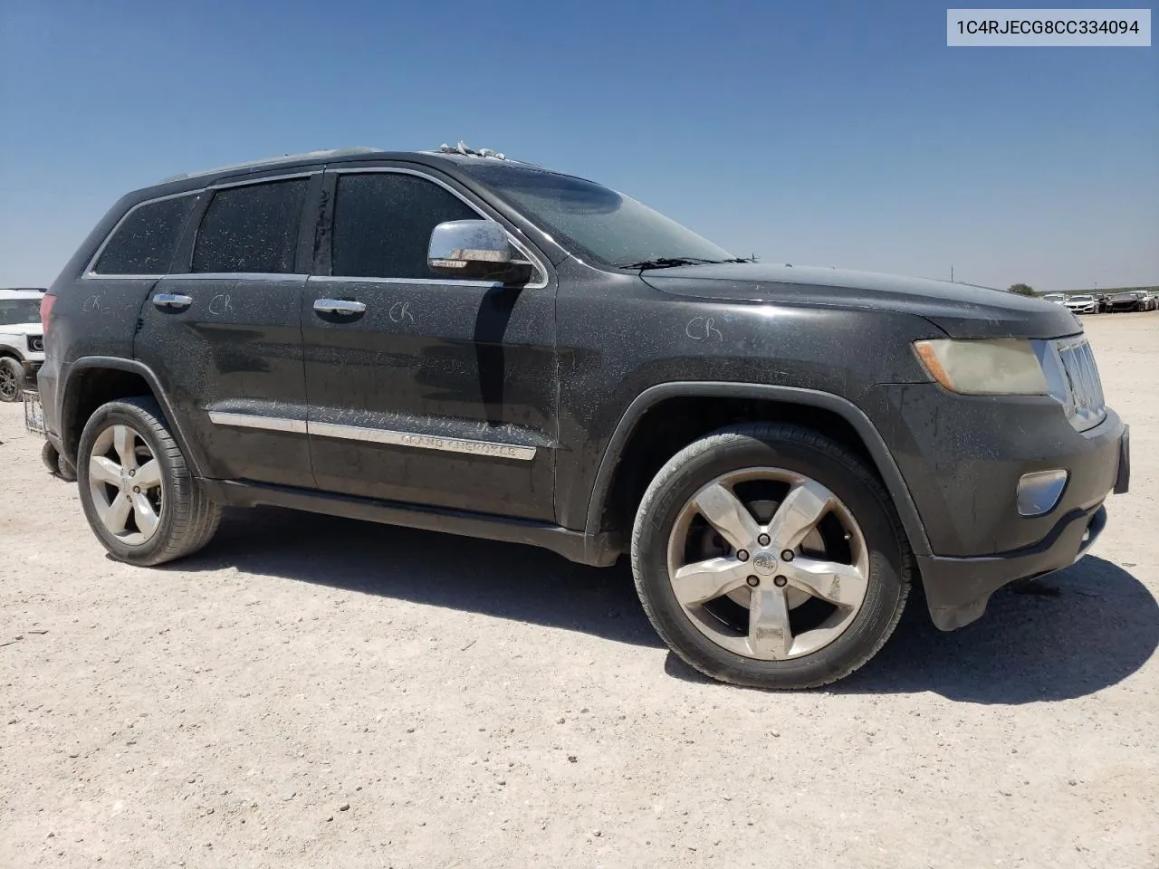 2012 Jeep Grand Cherokee Overland VIN: 1C4RJECG8CC334094 Lot: 66199594