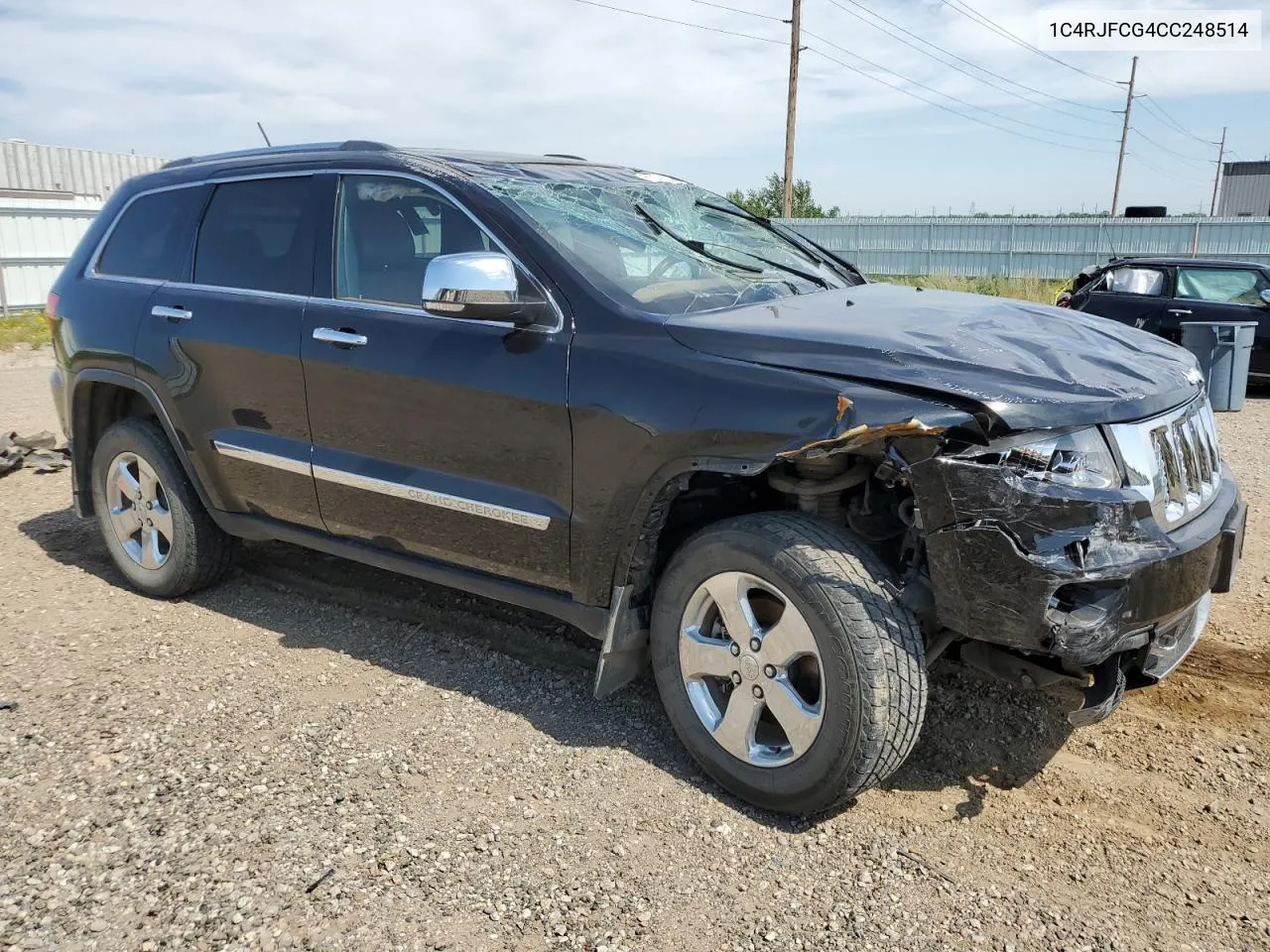 2012 Jeep Grand Cherokee Overland VIN: 1C4RJFCG4CC248514 Lot: 66371124