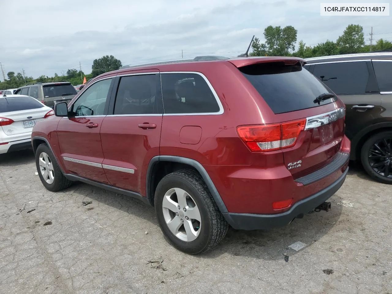 2012 Jeep Grand Cherokee Laredo VIN: 1C4RJFATXCC114817 Lot: 66546594