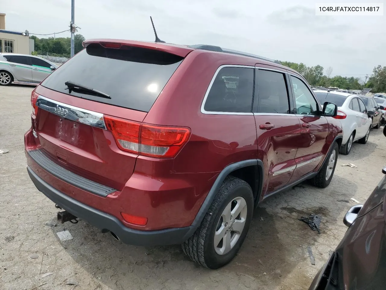 2012 Jeep Grand Cherokee Laredo VIN: 1C4RJFATXCC114817 Lot: 66546594