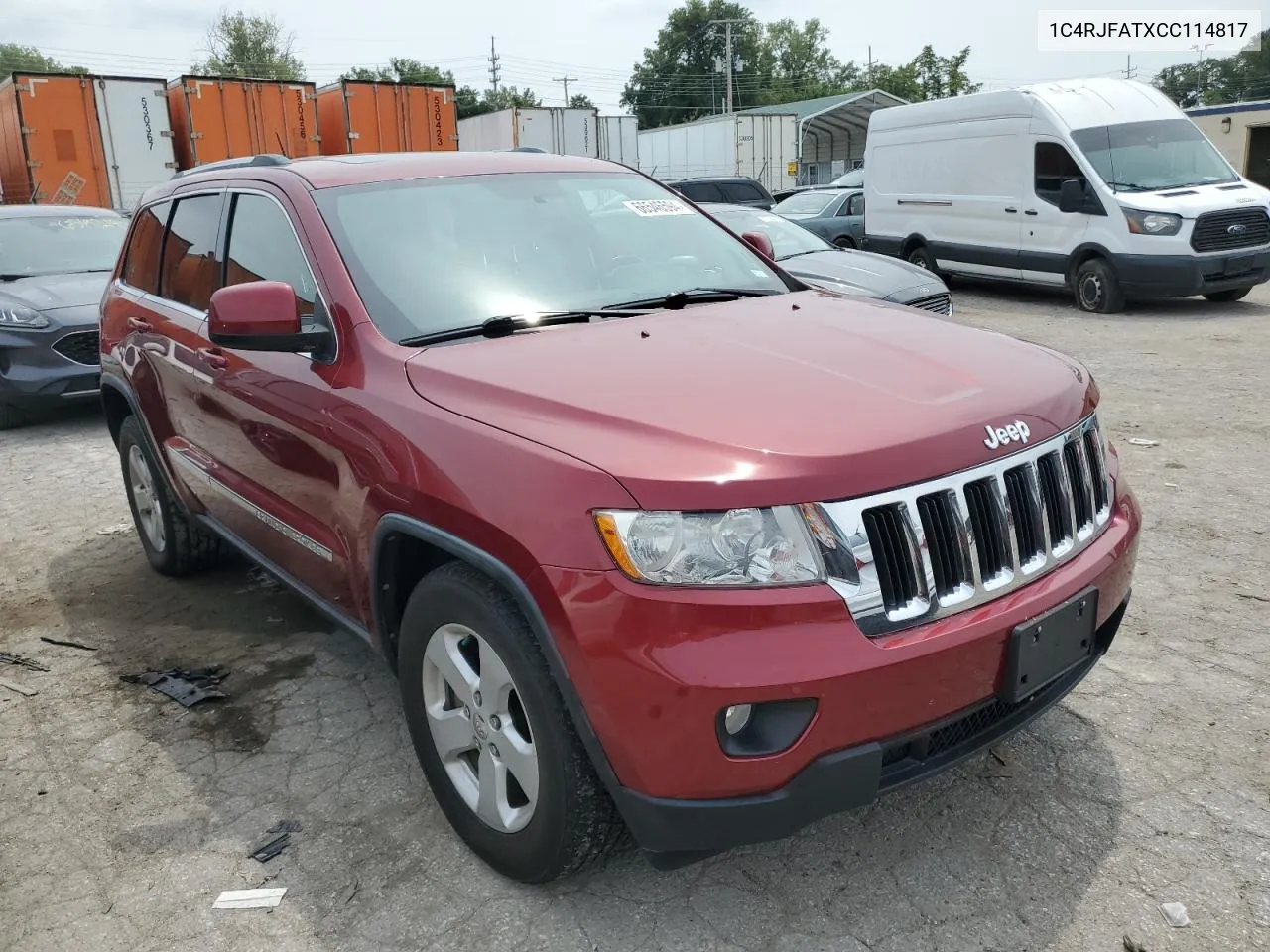 2012 Jeep Grand Cherokee Laredo VIN: 1C4RJFATXCC114817 Lot: 66546594