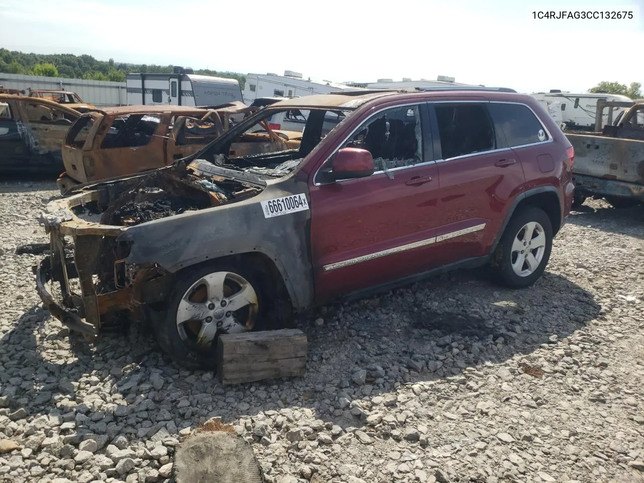 2012 Jeep Grand Cherokee Laredo VIN: 1C4RJFAG3CC132675 Lot: 66610064