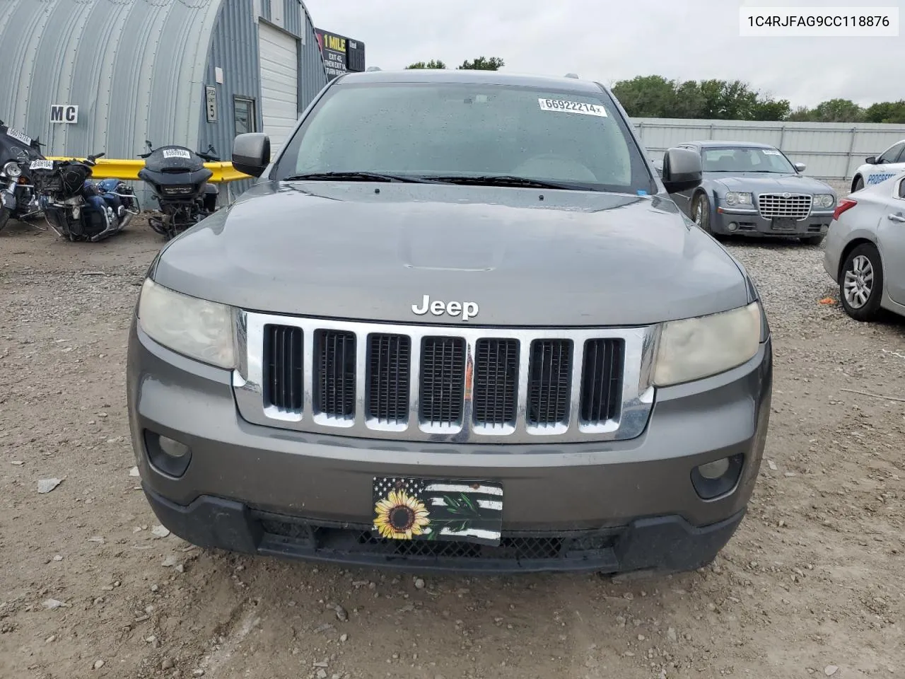 1C4RJFAG9CC118876 2012 Jeep Grand Cherokee Laredo