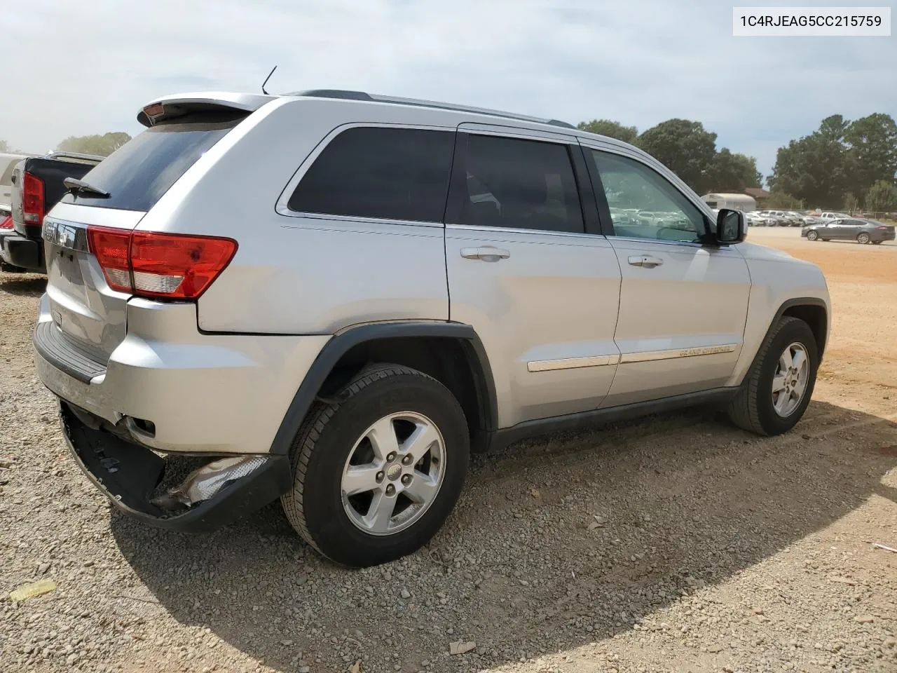 1C4RJEAG5CC215759 2012 Jeep Grand Cherokee Laredo