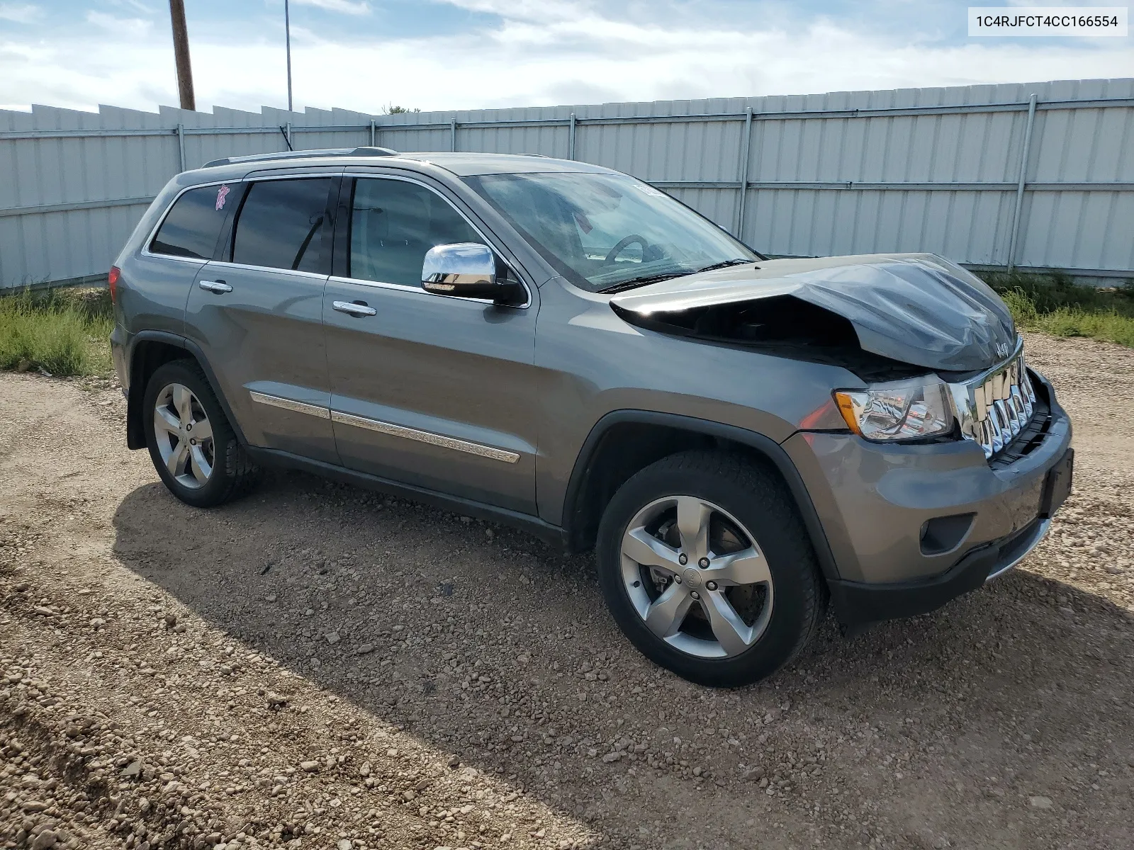 2012 Jeep Grand Cherokee Overland VIN: 1C4RJFCT4CC166554 Lot: 67762764