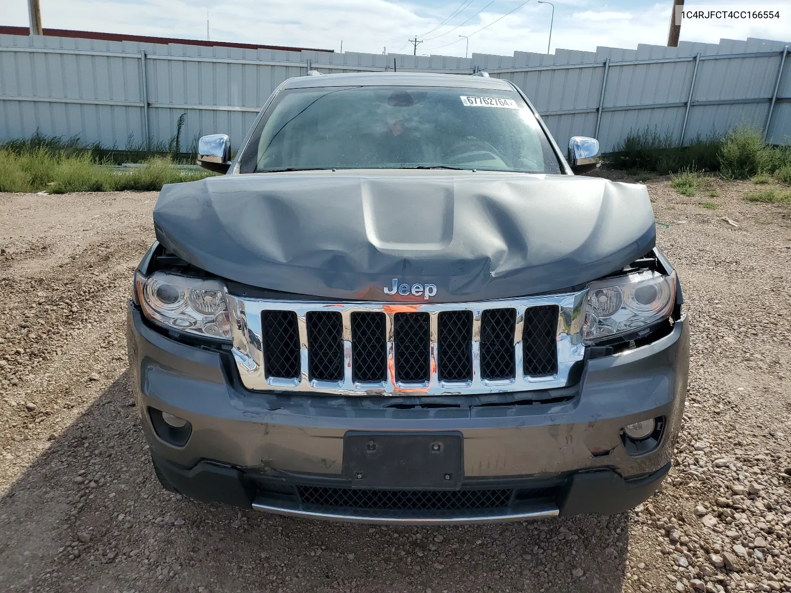 2012 Jeep Grand Cherokee Overland VIN: 1C4RJFCT4CC166554 Lot: 67762764