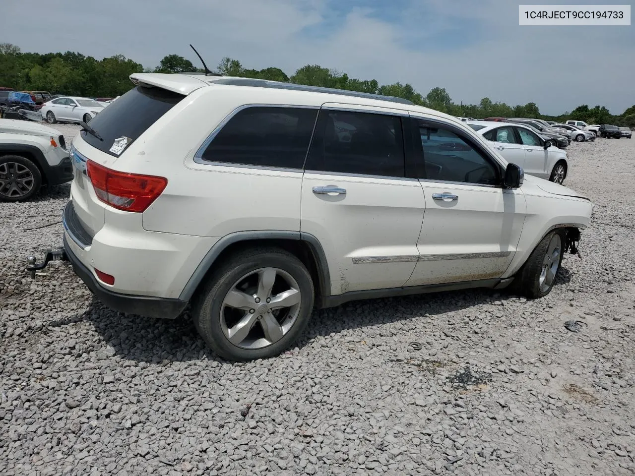 2012 Jeep Grand Cherokee Overland VIN: 1C4RJECT9CC194733 Lot: 68240734