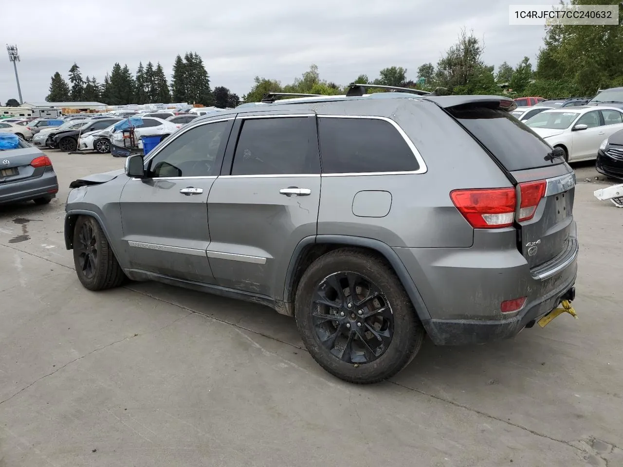 2012 Jeep Grand Cherokee Overland VIN: 1C4RJFCT7CC240632 Lot: 68528964