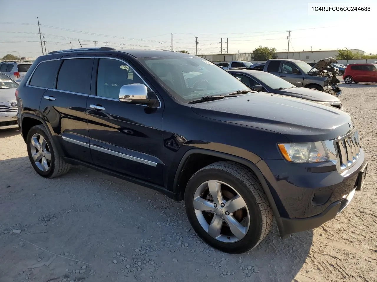 2012 Jeep Grand Cherokee Overland VIN: 1C4RJFCG6CC244688 Lot: 68586134