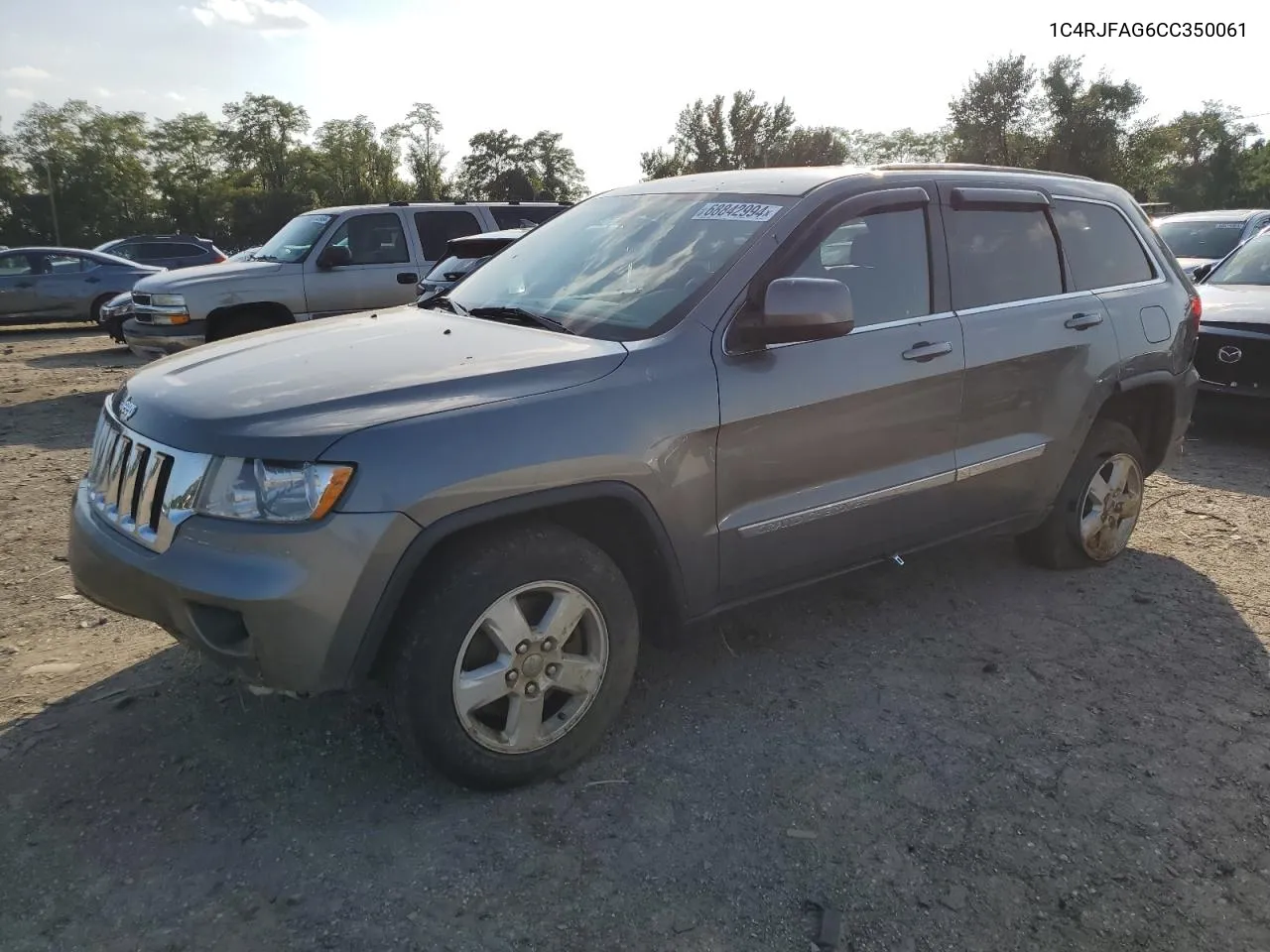 2012 Jeep Grand Cherokee Laredo VIN: 1C4RJFAG6CC350061 Lot: 68842994