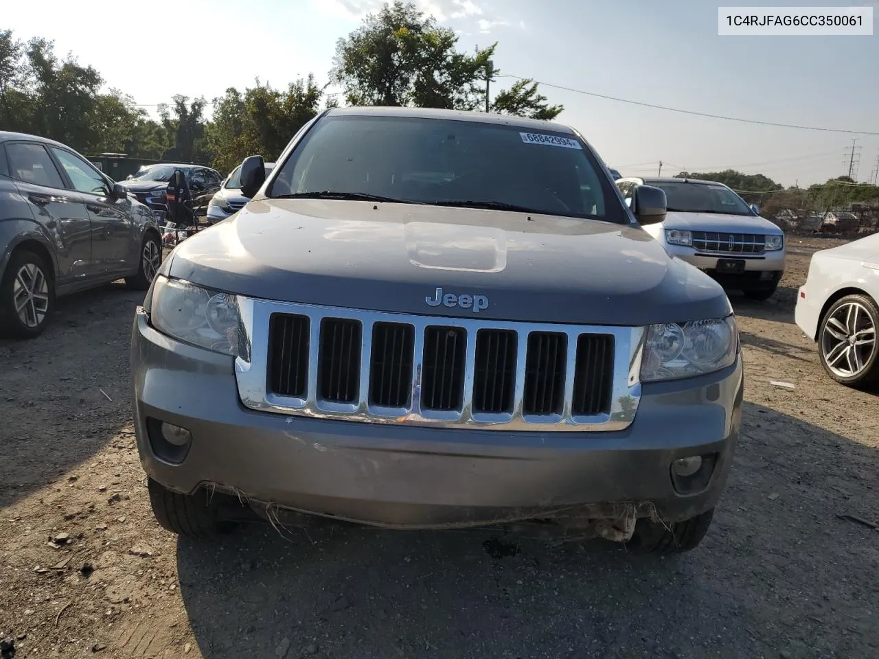 2012 Jeep Grand Cherokee Laredo VIN: 1C4RJFAG6CC350061 Lot: 68842994