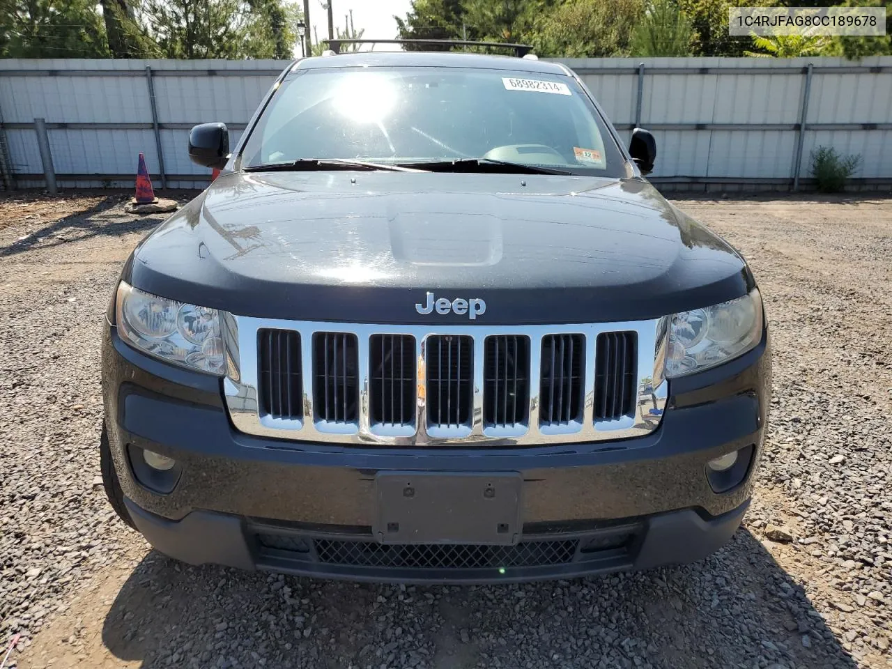 2012 Jeep Grand Cherokee Laredo VIN: 1C4RJFAG8CC189678 Lot: 68982314