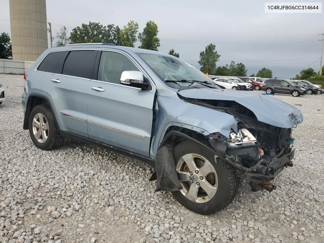 2012 Jeep Grand Cherokee Limited VIN: 1C4RJFBG6CC314644 Lot: 69001834