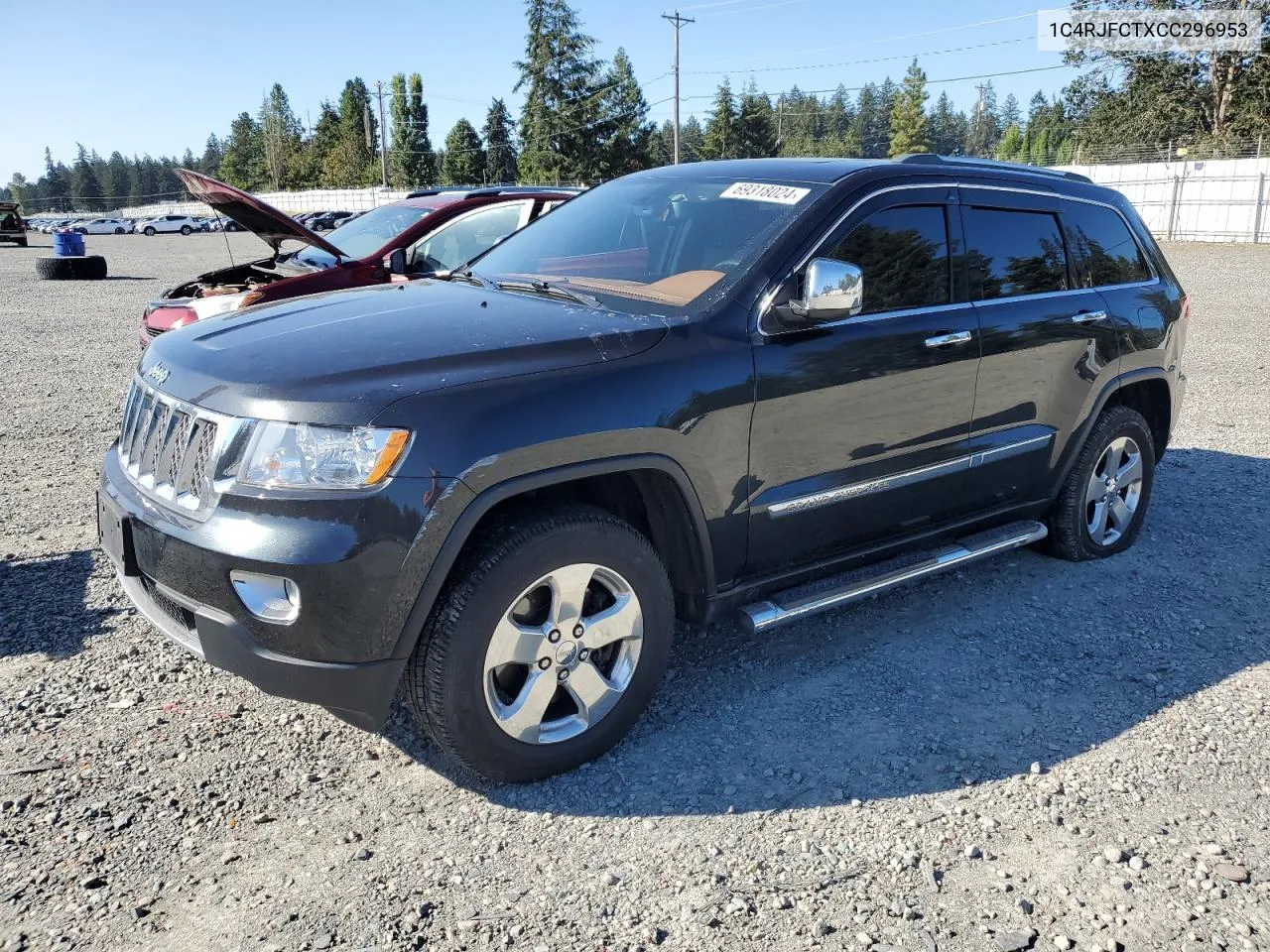 2012 Jeep Grand Cherokee Overland VIN: 1C4RJFCTXCC296953 Lot: 69318024