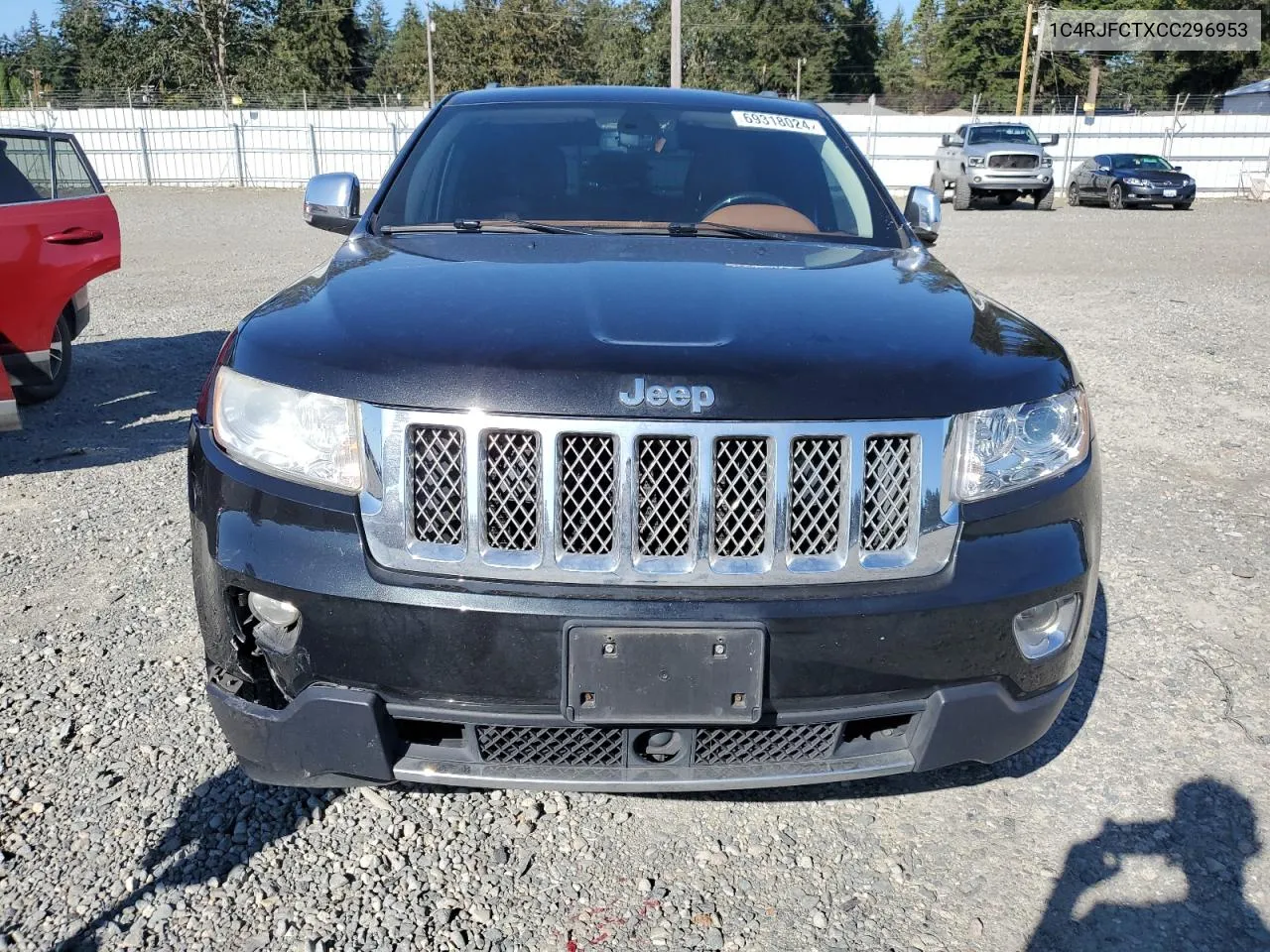 2012 Jeep Grand Cherokee Overland VIN: 1C4RJFCTXCC296953 Lot: 69318024