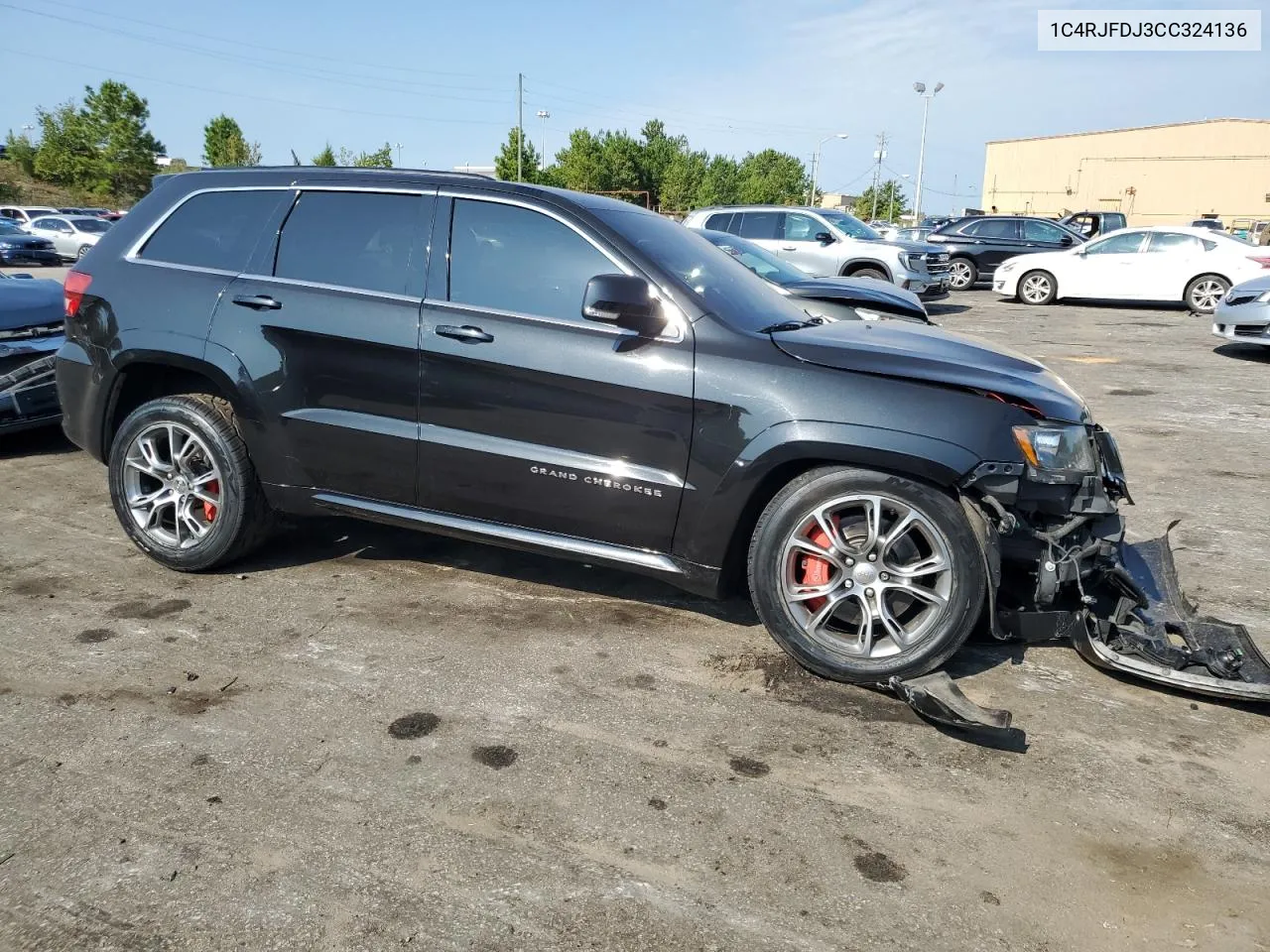 2012 Jeep Grand Cherokee Srt-8 VIN: 1C4RJFDJ3CC324136 Lot: 69454724