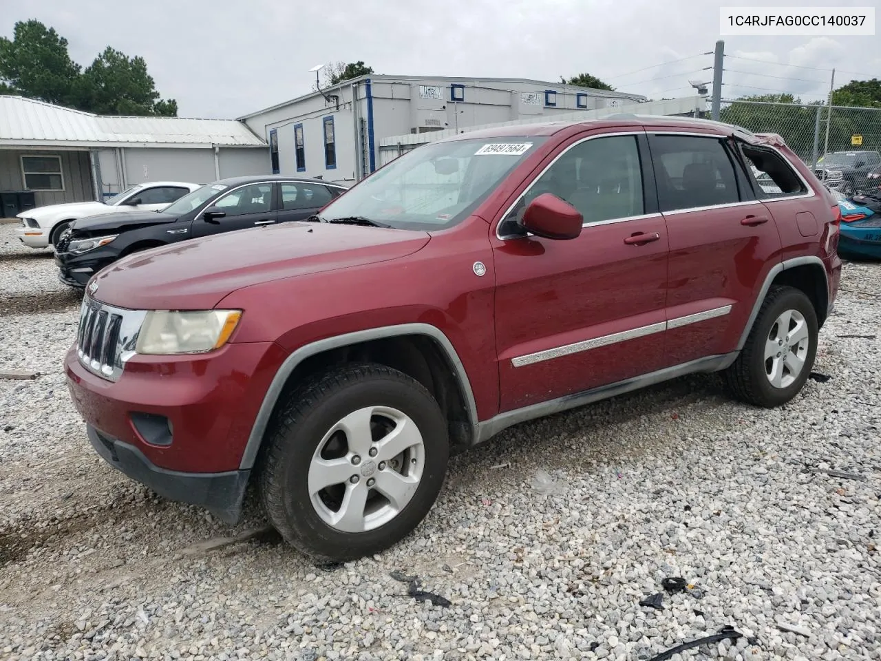 2012 Jeep Grand Cherokee Laredo VIN: 1C4RJFAG0CC140037 Lot: 69497564