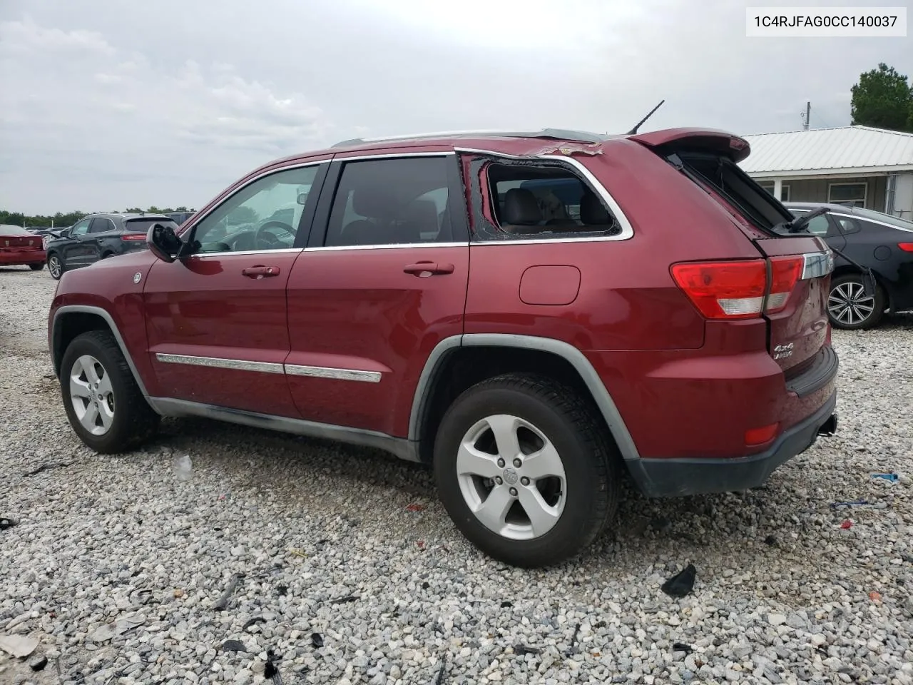 2012 Jeep Grand Cherokee Laredo VIN: 1C4RJFAG0CC140037 Lot: 69497564