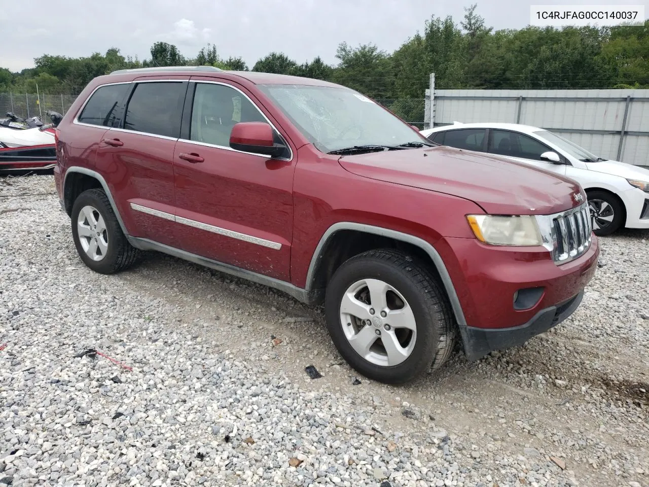 2012 Jeep Grand Cherokee Laredo VIN: 1C4RJFAG0CC140037 Lot: 69497564