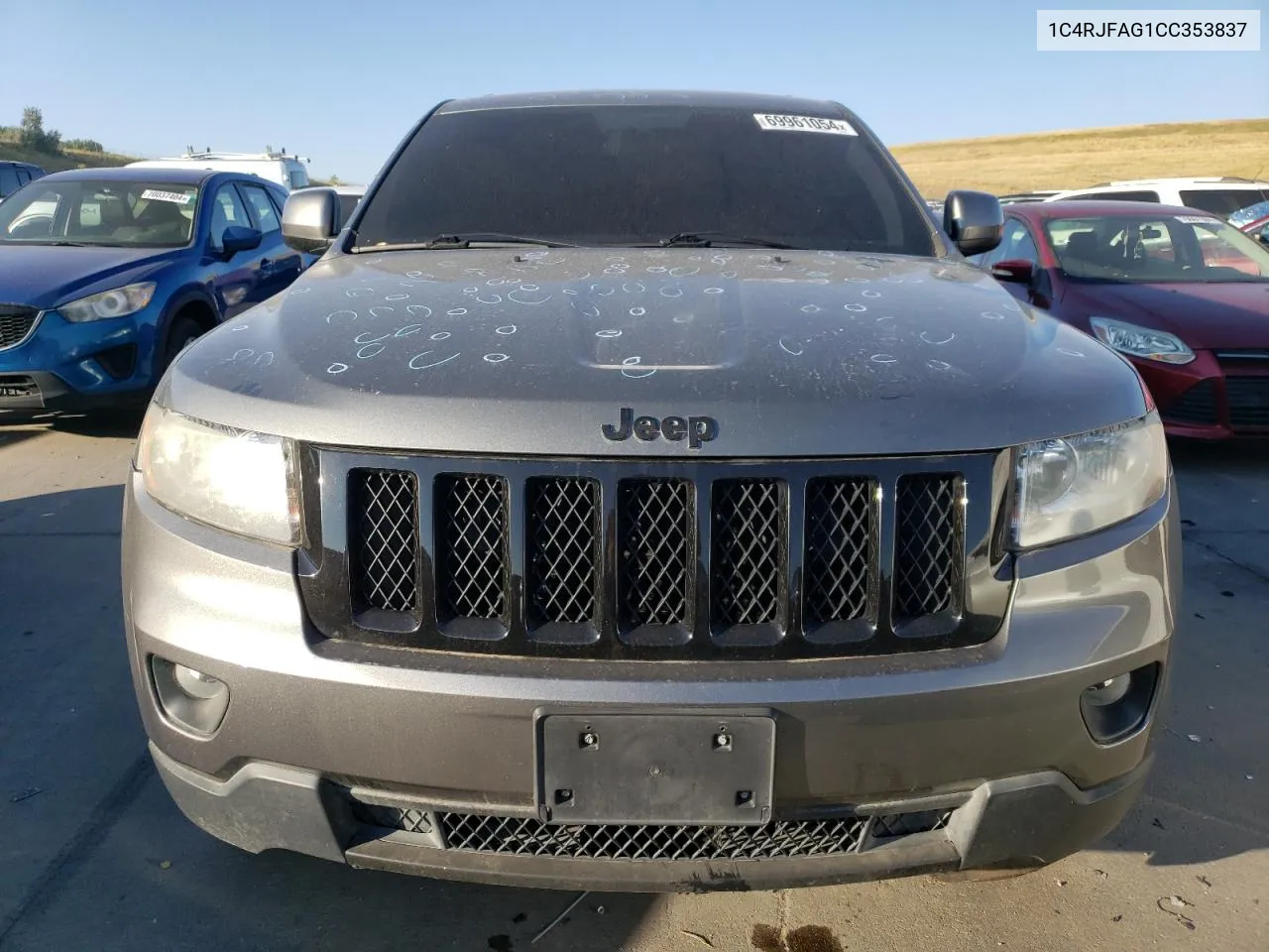 1C4RJFAG1CC353837 2012 Jeep Grand Cherokee Laredo