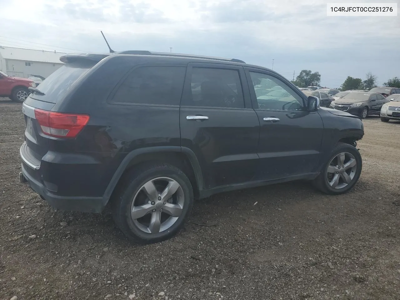 2012 Jeep Grand Cherokee Overland VIN: 1C4RJFCT0CC251276 Lot: 70193914