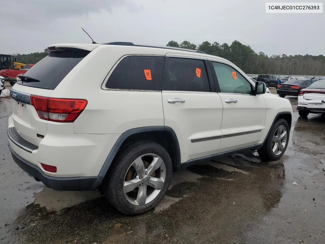 2012 Jeep Grand Cherokee Overland VIN: 1C4RJECG1CC276393 Lot: 70237514