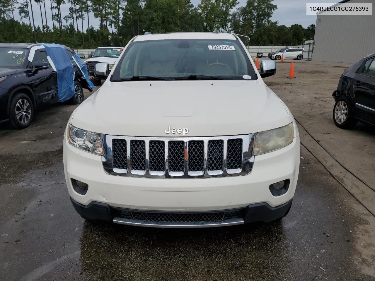 2012 Jeep Grand Cherokee Overland VIN: 1C4RJECG1CC276393 Lot: 70237514