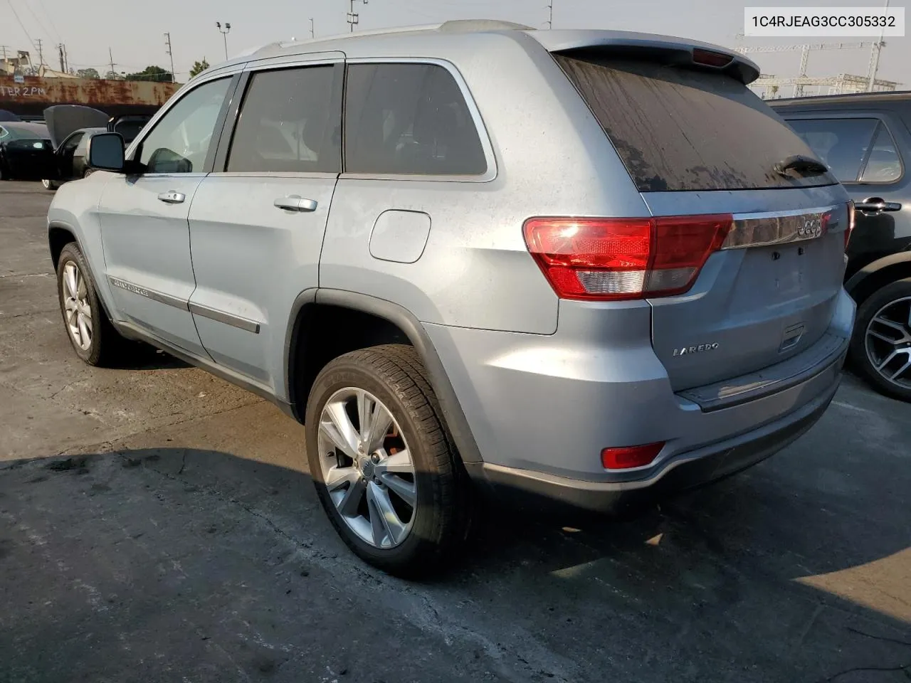 1C4RJEAG3CC305332 2012 Jeep Grand Cherokee Laredo