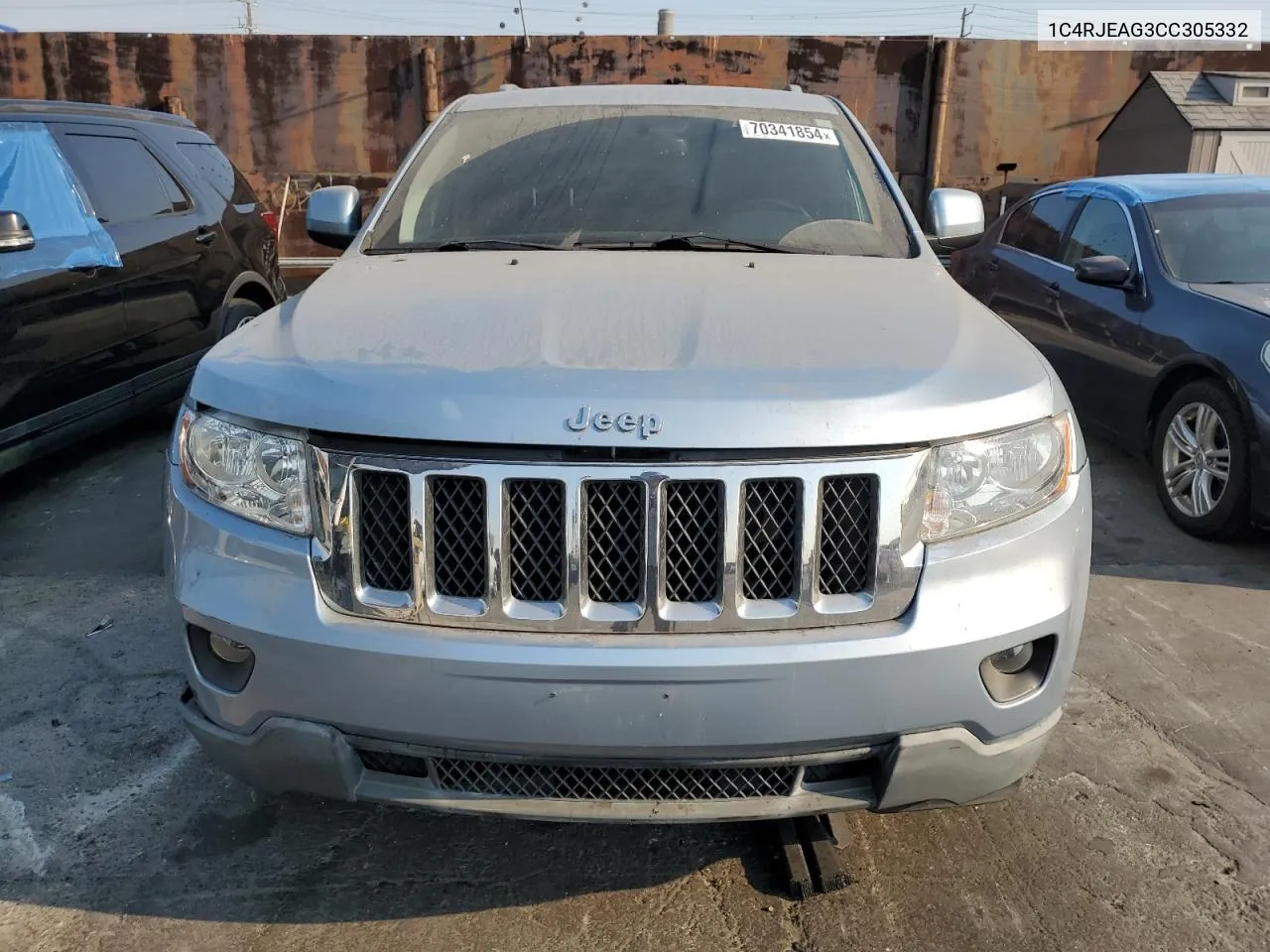 2012 Jeep Grand Cherokee Laredo VIN: 1C4RJEAG3CC305332 Lot: 70341854