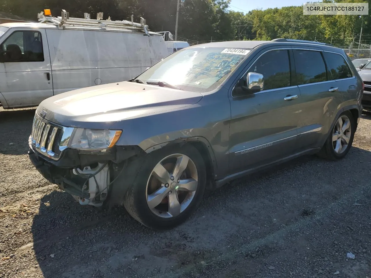 2012 Jeep Grand Cherokee Overland VIN: 1C4RJFCT7CC188127 Lot: 70434194