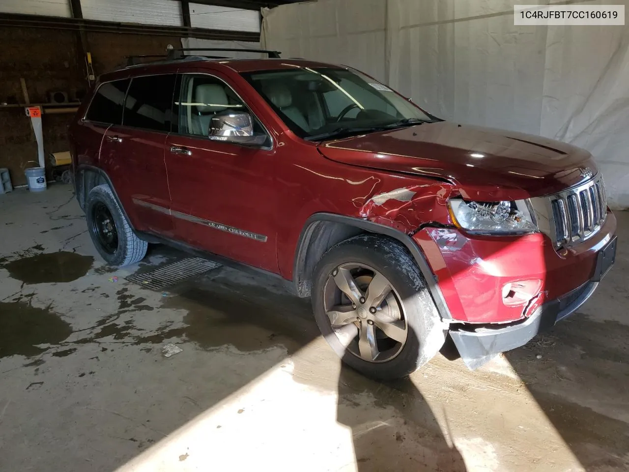 2012 Jeep Grand Cherokee Limited VIN: 1C4RJFBT7CC160619 Lot: 70772984